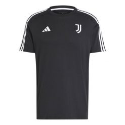 Koszulka Juventus Turin Dna 2024/25. Czarne koszulki sportowe męskie Adidas, xl, bez wzorów, z bawełny, bez kołnierzyka, bez ramiączek, do piłki nożnej. Za 160.10 zł.