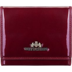 Portfel. Czarne portfele damskie Wittchen, z aplikacjami, z lakierowanej skóry. W wyprzedaży za 139.90 zł.