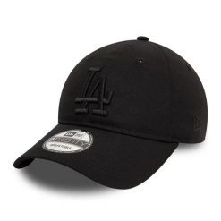 Czapka z daszkiem New Era MLB Los Angeles Dodgers. Czarne czapki i kapelusze męskie New Era, bez wzorów, sportowe. Za 191.50 zł.