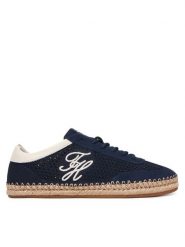 Tommy Hilfiger Espadryle Th Heritage Rope Sneaker FW0FW09406 Granatowy. Niebieskie espadryle damskie Tommy Hilfiger, bez wzorów, z materiału, bez obcasa, bez zapięcia. Za 449.99 zł.