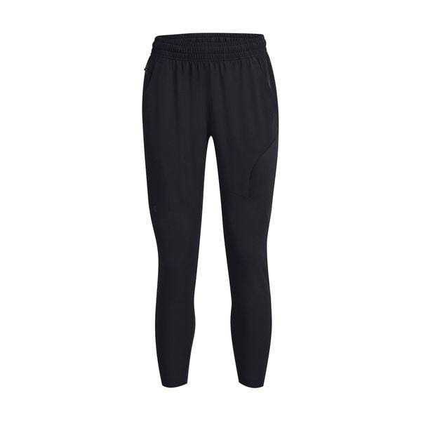 Spodnie treningowe damskie Under Armour 1379115001. Czarne spodnie sportowe damskie Under Armour, xs, bez wzorów, z materiału, do biegania. Za 478.00 zł.