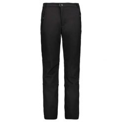 Spodnie Narciarskie Softshell Rozmiar 4XL Czarny - 3A14257-U901. Czarne spodnie snowboardowe męskie CMP, l, bez wzorów, z softshellu, narciarskie. Za 400.60 zł.