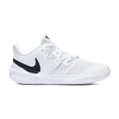 Buty damskie Nike Hyperspeed Court. Białe obuwie sportowe damskie Nike, bez wzorów, do siatkówki. W wyprzedaży za 280.50 zł.