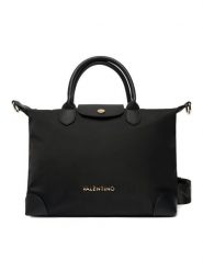 Valentino Torebka Jolly Re VBS9JX23 Czarny. Czarne torebki do ręki damskie Valentino, bez wzorów, ze skóry, bez dodatków. Za 469.99 zł.