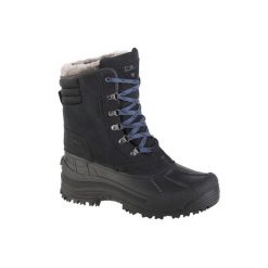 Buty zimowe męskie, CMP Kinos WP Snow Boots. Czarne trekkingi męskie CMP, na zimę, przed kolano, outdoorowe. Za 359.99 zł.