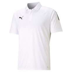 Polo Puma Teamliga Sideline. Białe koszulki polo męskie Puma, xs, bez wzorów, sportowe, bez ramiączek. Za 214.00 zł.