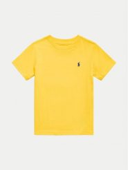 Polo Ralph Lauren T-Shirt 322832904168 Żółty Regular Fit. Żółte t-shirty dla chłopców Polo Ralph Lauren, bez wzorów, z bawełny, bez ramiączek. Za 119.99 zł.