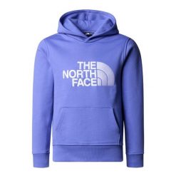 Bluza The North Face Drew Peak. Niebieskie bluzy męskie The North Face, na wiosnę, l, bez wzorów, z bawełny, z kapturem. Za 344.30 zł.