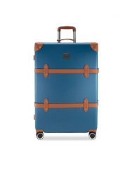 Semi Line Walizka duża T5672-4 Granatowy. Niebieskie walizki męskie Semi-line, bez wzorów, z tworzywa sztucznego, duże. Za 339.99 zł.