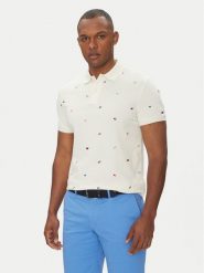 Tommy Hilfiger Polo Critter MW0MW39044 Beżowy Regular Fit. Brązowe koszulki polo męskie Tommy Hilfiger, m, bez wzorów, z bawełny, bez ramiączek. Za 289.99 zł.