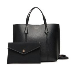 Torebka Tory Burch. Czarne torebki do ręki damskie Tory Burch, bez wzorów, klasyczne, bez dodatków. Za 1,829.00 zł.