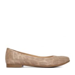 Baleriny Lasocki. Brązowe baleriny damskie Lasocki, bez wzorów, bez obcasa. Za 149.99 zł.