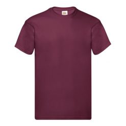 Oryginalna Koszulka Męska. Brązowe koszulki sportowe męskie Fruit of the Loom, m, bez wzorów, bez kołnierzyka, bez ramiączek, trekkingowe. Za 33.99 zł.