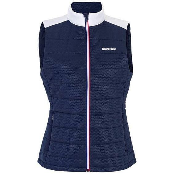 Kurtka damska Tecnifibre BOMBER bezrękawnik L. Białe kurtki damskie TECNIFIBRE, l, bez wzorów, bez kaptura. Za 505.80 zł.