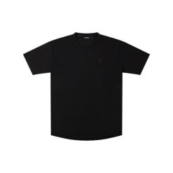 Męski outdoorowy T-shirt z wełny merino SOLX cz. Czarne t-shirty męskie POEDERBAAS, m, bez wzorów, z materiału, bez kołnierzyka. Za 242.82 zł.