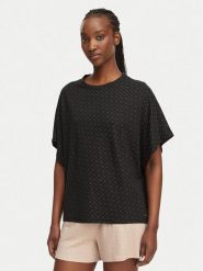 BOSS Koszulka piżamowa 50561029 Czarny Oversize. Czarne koszule nocne damskie Boss, xl, bez wzorów, z lyocellu. Za 259.99 zł.