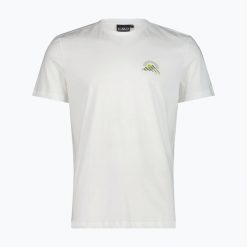 Koszulka męska CMP 35F5617. Zielone koszulki sportowe męskie CMP, m, bez wzorów, z bawełny, bez kołnierzyka, bez ramiączek. Za 73.99 zł.