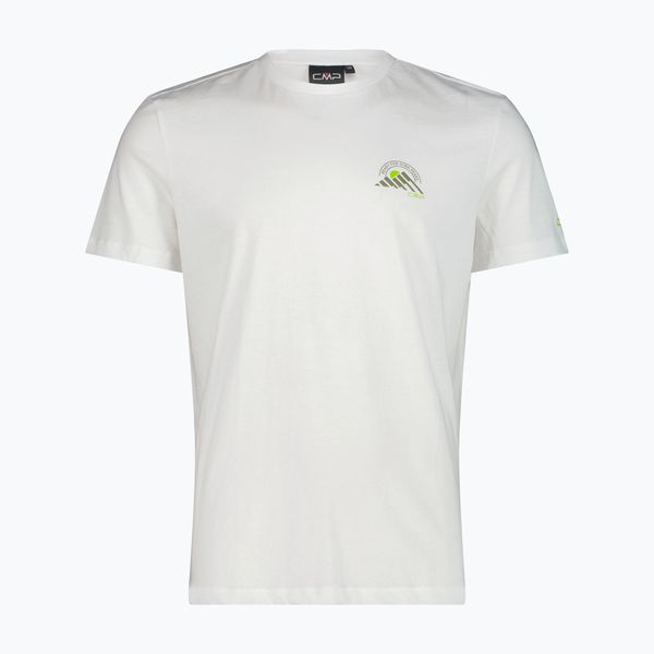 Koszulka męska CMP 35F5617. Białe koszulki sportowe męskie CMP, m, bez wzorów, z bawełny, bez kołnierzyka, bez ramiączek. Za 77.99 zł.