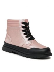 Mayoral Trapery 48390 Różowy. Czerwone buty zimowe dziewczęce Mayoral, bez wzorów, ze skóry, bez zapięcia. Za 239.99 zł.