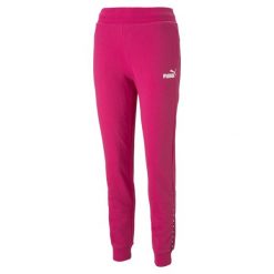 Spodnie Puma Power Tape, Kobiety. Czerwone obuwie sportowe damskie Puma, s, bez wzorów, z bawełny, na fitness i siłownię. Za 290.00 zł.