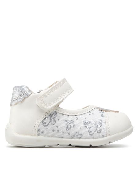 Geox Półbuty B Elthan G. B B251QB 0AW54 C0007 Biały. Białe półbuty dziewczęce Geox, bez wzorów, ze skóry, bez zapięcia. Za 129.99 zł.