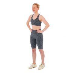 Damski zestaw sportowy Xtreme - spodenki sportowe + top sportowy - Antracyt. Szare szorty sportowe damskie XTREME SOCKSWEAR, s, bez wzorów, z materiału, sportowe, z podwyższonym stanem, na fitness i siłownię. Za 177.72 zł.