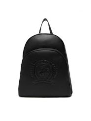 Beverly Hills Polo Club Plecak C-BHPC-L-009-08 Czarny. Czarne plecaki damskie Beverly Hills Polo Club, bez wzorów, z materiału. Za 199.99 zł.