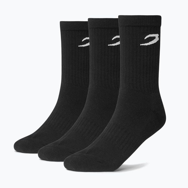 Skarpety męskie BOXRAW Crew 3. Czarne skarpety męskie BOXRAW, bez wzorów, z bawełny. Za 73.99 zł.
