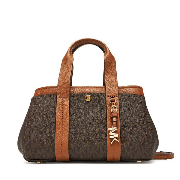Torebka MICHAEL Michael Kors. Brązowe torebki do ręki damskie MICHAEL Michael Kors, bez wzorów, klasyczne, bez dodatków. Za 775.99 zł.