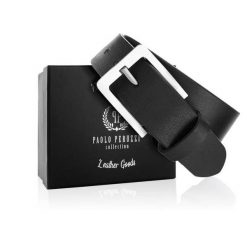 Pasek skórzany 100 CM PAOLO PERUZZI 04Z01100 czarny. Czarne paski damskie Paolo Peruzzi, bez wzorów, z materiału, klasyczne. Za 59.00 zł.