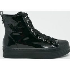 Calvin Klein Jeans - Trampki Zazah. Czarne trampki i tenisówki damskie Calvin Klein Jeans, z gumy. Za 499.90 zł.