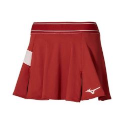 Spódnica tenisowa Mizuno Stargazer Flying. Czerwone spódnice damskie Mizuno, m, bez wzorów, z materiału, sportowe, dopasowane. Za 243.05 zł.