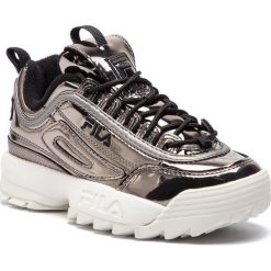 Sneakersy FILA - Disruptor M Low Wmn 1010441.04X Gun Metal. Szare półbuty damskie marki Fila, bez wzorów, z materiału. W wyprzedaży za 469.00 zł.