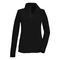 Bluza damska Killtec KSW 101 WMN FLC SHRT. Czarne bluzy damskie KILLTEC, bez wzorów, z poliesteru, bez kaptura. Za 149.99 zł.