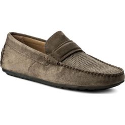 Mokasyny BOSS - Dandy 50383603 10206532 01 Beige/Khaki 250. Brązowe mokasyny męskie Boss, z materiału. W wyprzedaży za 439.00 zł.