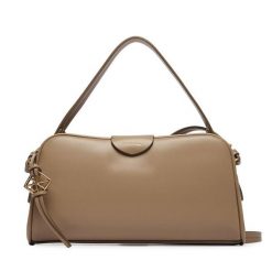 Torebka Calvin Klein. Brązowe torebki do ręki damskie Calvin Klein, bez wzorów, klasyczne, bez dodatków. Za 489.99 zł.