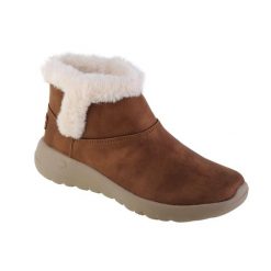 Buty zimowe damskie, Skechers On The Go Joy - Endeavor. Brązowe obuwie sportowe damskie Skechers, bez wzorów, trekkingowe. Za 279.99 zł.