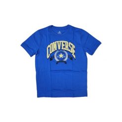 Koszulka dla dzieci Converse Rec Club Fashion. Niebieskie t-shirty dla chłopców Converse, bez wzorów, bez ramiączek. Za 139.00 zł.