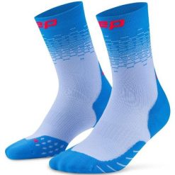 Męskie skarpety kompresyjne sportowe do połowy łydki CEP Core Run. Czerwone skarpety męskie CEP, bez wzorów, z elastanu. Za 84.00 zł.