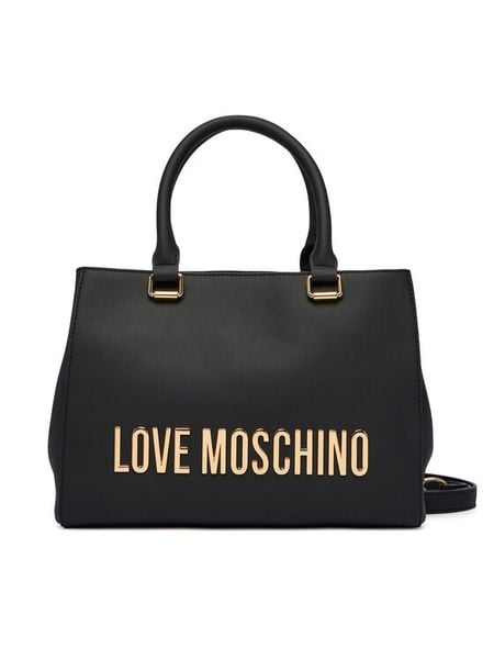 LOVE MOSCHINO Torebka JC4022PP1OKD0000 Czarny. Czarne torebki do ręki damskie Love Moschino, bez wzorów, ze skóry, bez dodatków. Za 1,029.00 zł.