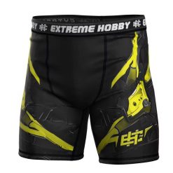 Spodenki Vale Tudo do MMA męskie EXTREME HOBBY IRON FORCE. Żółte krótkie spodenki sportowe męskie EXTREME HOBBY, m, bez wzorów, z dzianiny, na fitness i siłownię. Za 179.00 zł.