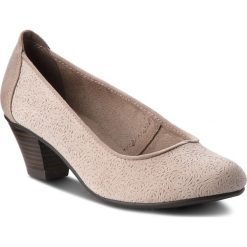Półbuty JANA - 8-22301-20 Taupe 341. Brązowe półbuty damskie JANA, z materiału. W wyprzedaży za 159.00 zł.