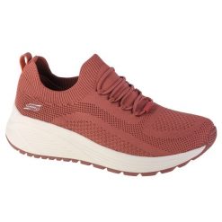 Buty sportowe Sneakersy damskie, Skechers Bobs Sport Sparrow 2.0. Czerwone obuwie sportowe damskie Skechers, bez wzorów, z materiału, trekkingowe. Za 249.99 zł.