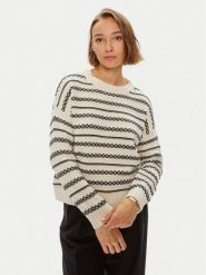 Weekend Max Mara Sweter Foster 2425366151 Beżowy Standard Fit. Brązowe swetry damskie Weekend Max Mara, l, bez wzorów, z syntetyku, bez kołnierzyka, bez ramiączek, bez kaptura. Za 719.99 zł.