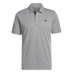 Polo adidas Drive Heather. Szare koszulki polo męskie Adidas, l, bez wzorów, z materiału, sportowe, bez ramiączek. Za 191.00 zł.