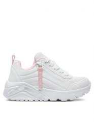 Skechers Sneakersy Uno Lite 310387L Biały. Białe buty sportowe dziewczęce Skechers, bez wzorów, ze skóry, bez zapięcia. Za 169.99 zł.