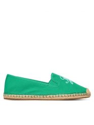 Tommy Hilfiger Espadryle Th Script Summer Espadrille FW0FW09240 Zielony. Zielone espadryle damskie Tommy Hilfiger, bez wzorów, z materiału, bez obcasa, bez zapięcia. Za 289.99 zł.