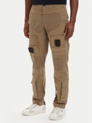 Aeronautica Militare Spodnie cargo 261PA1387UCT01493 Khaki Regular Fit. Brązowe spodnie materiałowe męskie Aeronautica Militare, m, bez wzorów, z bawełny. Za 1,189.00 zł.