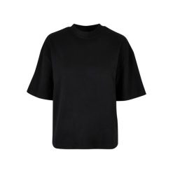 Damska koszulka z grubym rozcięciem Urban Classics Organic. Czarne koszulki sportowe damskie Urban Classics, bez wzorów, z bawełny, bez kołnierzyka, bez ramiączek. Za 142.00 zł.