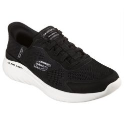 Buty sportowe Sneakersy męskie, Slip-Ins: Bounder 2.0 - Emerged. Białe buty sportowe męskie Skechers, z materiału, bez zapięcia, trekkingowe. Za 379.99 zł.